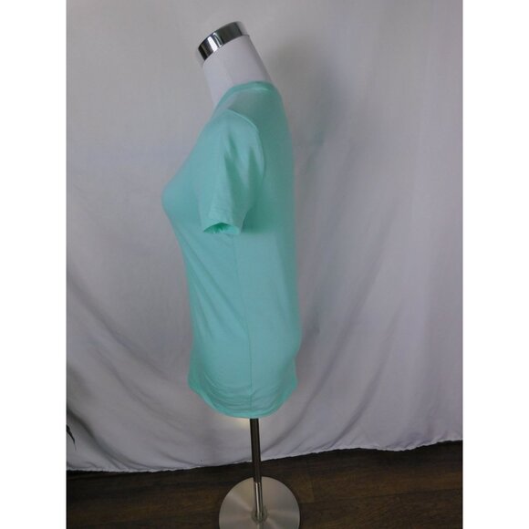 Free State M Moon & Flowers Tee Celestial Witchcore Graphic Shirt Aqua - Picture 5 of 10